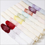 帯揚げ　輪出し五ツ梅