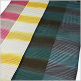 帯揚げ　紋紗稜線二色段染め