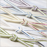 帯締め　レース片胴配色ぼかし撚房