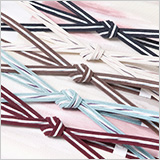 帯締め　レース平唐洋角ひねり撚房